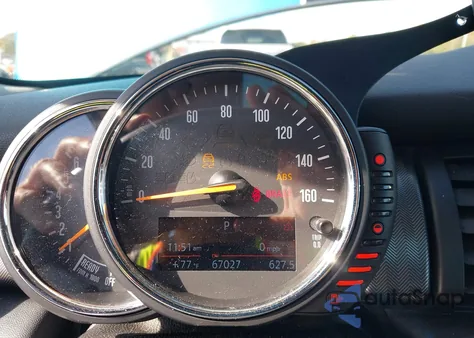 2016 Mini Hardtop Cooper S z USA, uszkodzony, nr VIN WMWXP7C56G3B92947